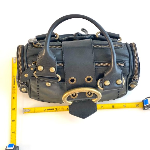 Francesco Biasia Leather Top Handle Small Satchel - Picture 4 of 13